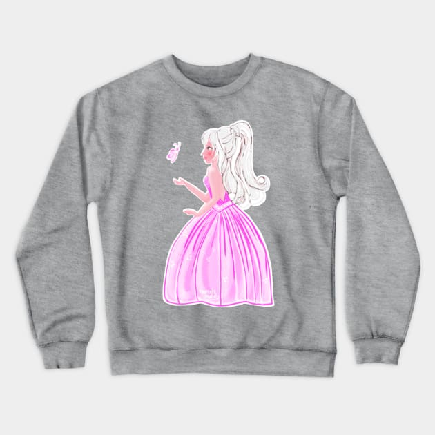 Butterfly girl Crewneck Sweatshirt by Aurealis